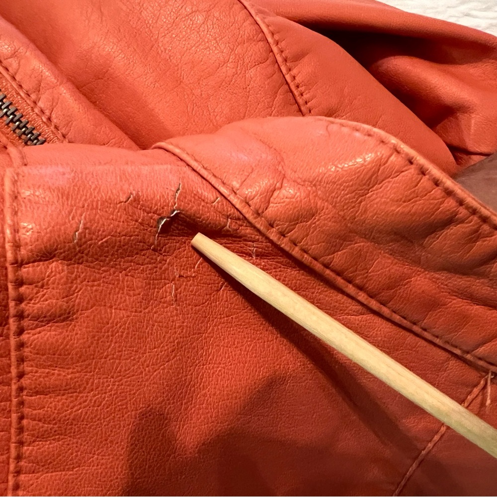 Black Rivet Faux Moto Jacket - Picture 9 of 13